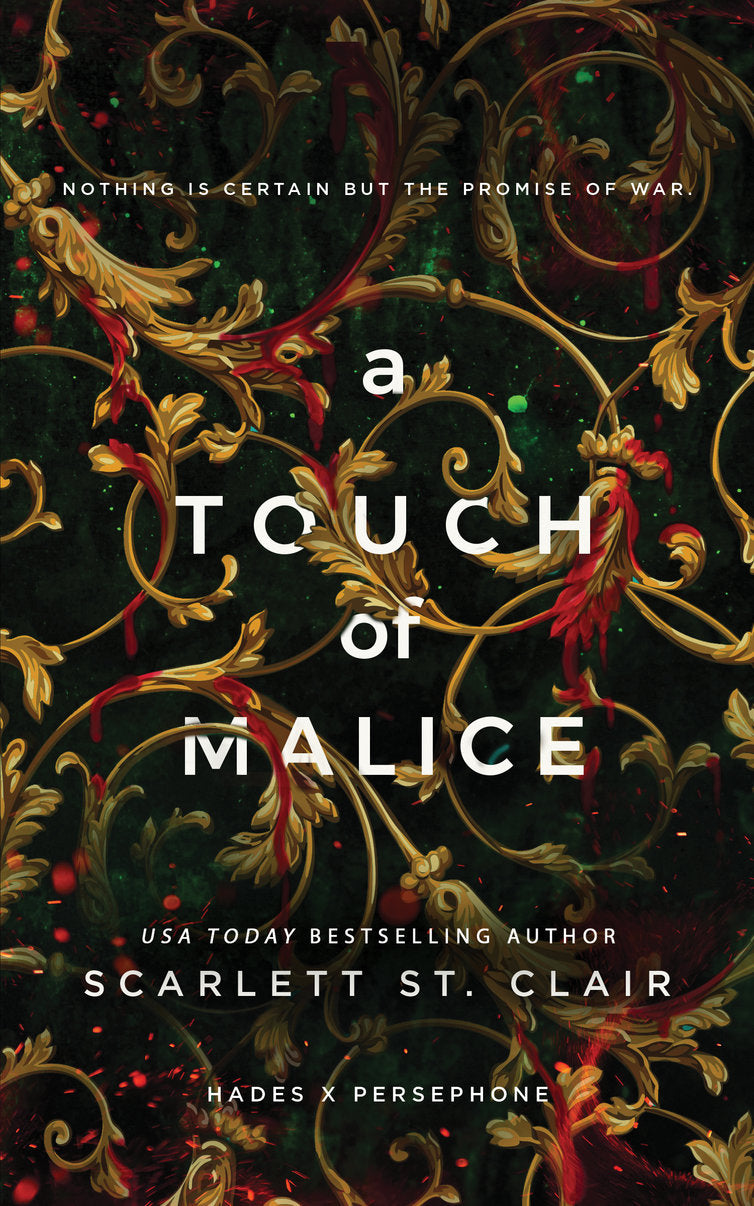 A Touch of Malice by Jennifer Armentrout. Persephone and Hades are engaged. In retaliation, Demeter summons a snowstorm that cripples New Greece, and refuses to lift the blizzard unless her daughter calls off her engagement. When the Olympians intervene, Persephone finds her future in the hands of ancient gods, and they are divided.