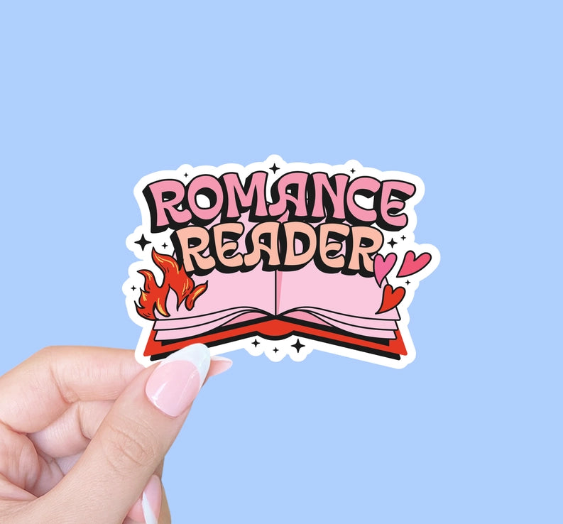 Romance Reader Sticker